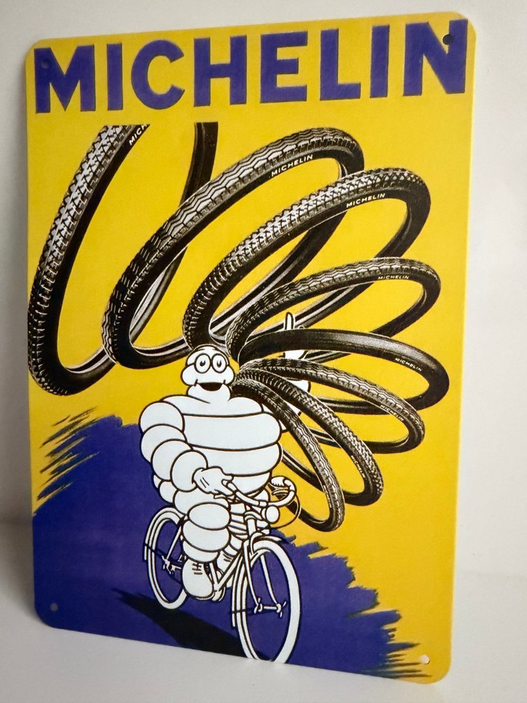 Διαφημιστική φιγούρα - Ελκυστική διαφήμιση ελαστικών Michelin με μεταλλικό Bibendum. - 2020 #2.1