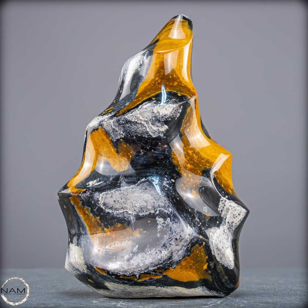 Νέα εύρεση! Σπάνιο φυσικό Τζάππας - Χαλκηδόνιος. Φλόγα- 1720.53 g #1.0