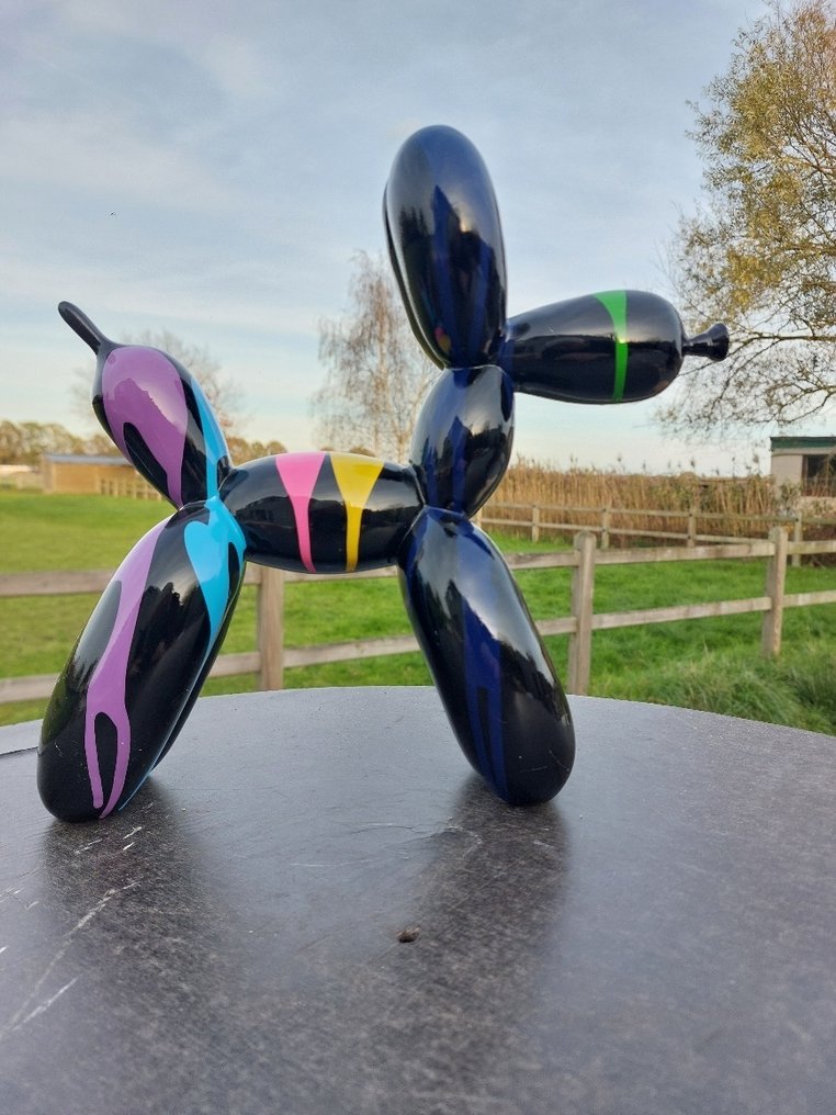 Statue, street Art balloon dog - 28 cm - polyresin #4.3