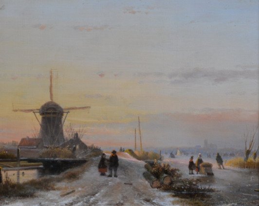 Nicolaas Roosenboom (1805-1880) - IJsgezicht #1.0