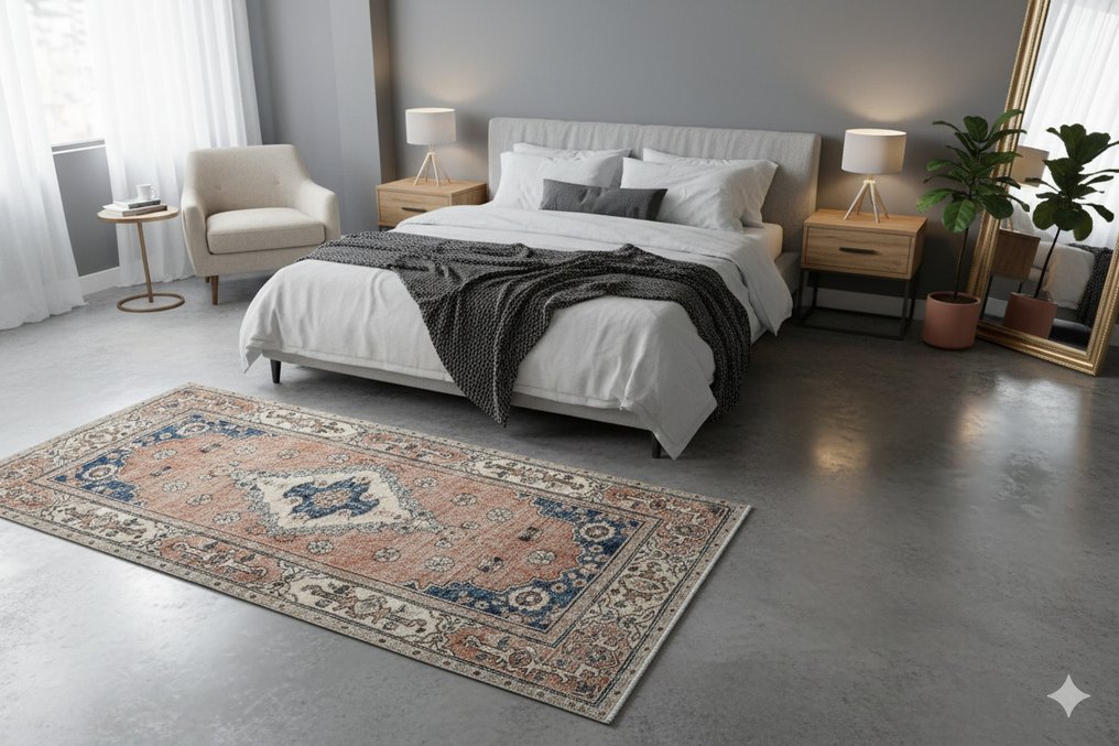 经典复古 - 小地毯 - 215 cm - 115 cm - 带证书 #3.2