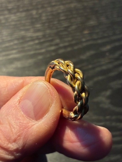 維京時代 黃金 戒指 - 可佩戴的维京黄金戒指 #2.1