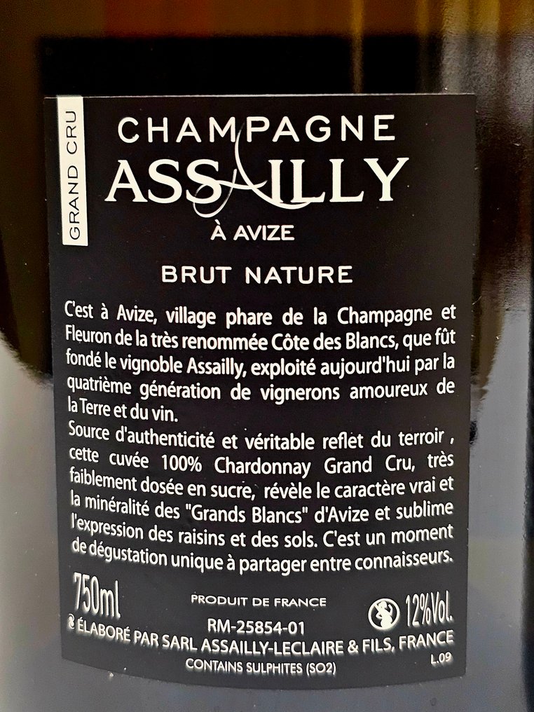 Assailly, Cuvée Brut Nature - Avize Grand Cru - 6 Bottles (0.75L) #3.2