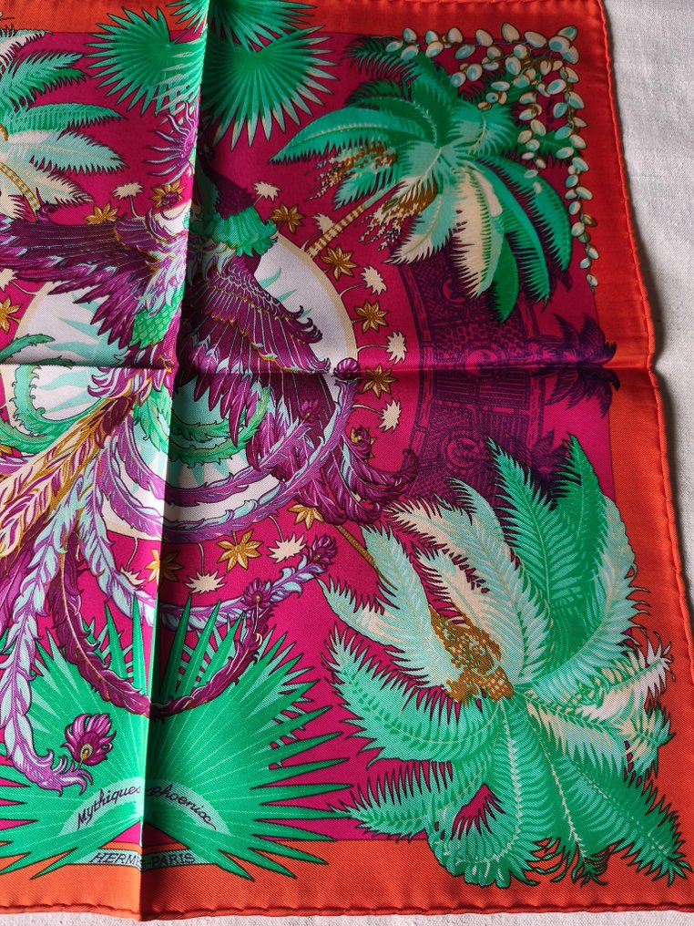 Hermès - MYTHIQUES PHOENIX by Laurence Bourthoumieux. Gavroche - Foulard #3.2