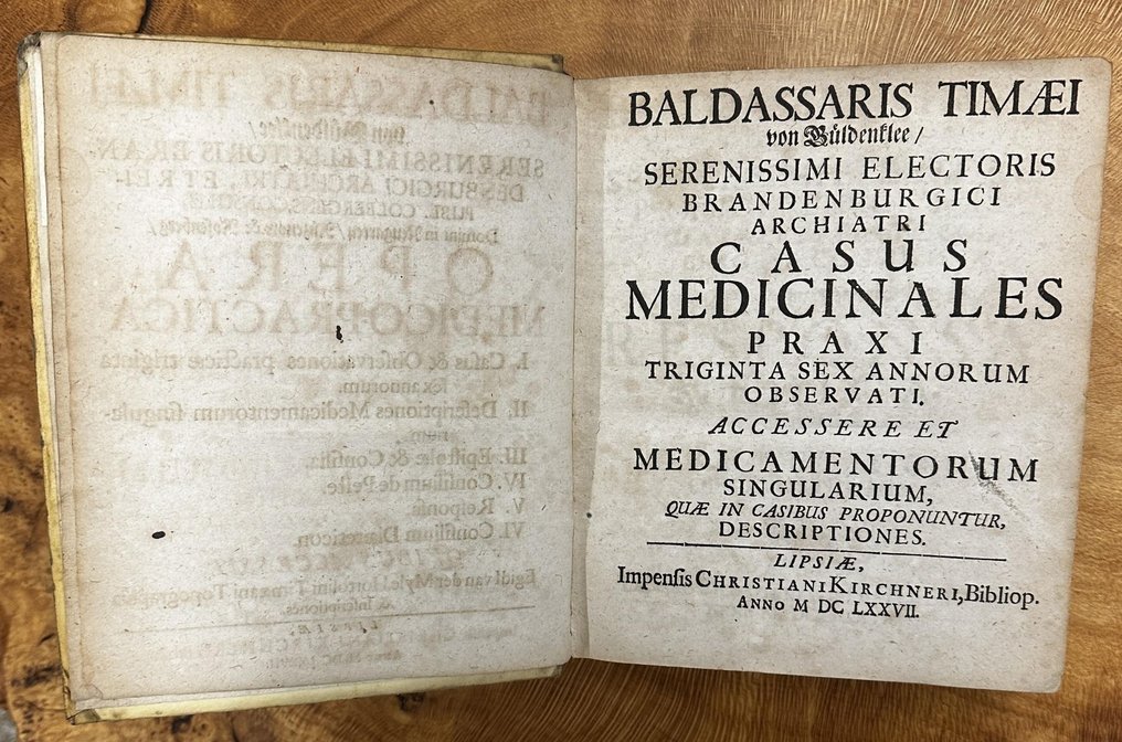 Balthasar Timaeus von Güldenklee - Opera Medico-Practica - 1677 #1.0