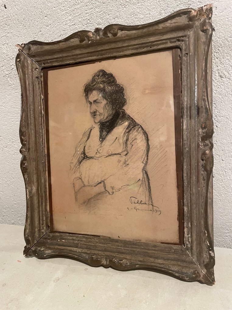 Felice Vellan (1889-1976) - La vecchia infermiera #1.0