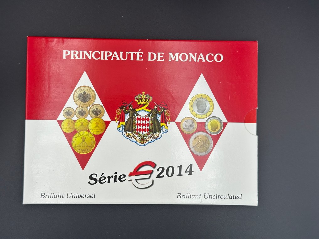 Monaco. Year Set (BU) 2014  (Ingen mindstepris) #2.1