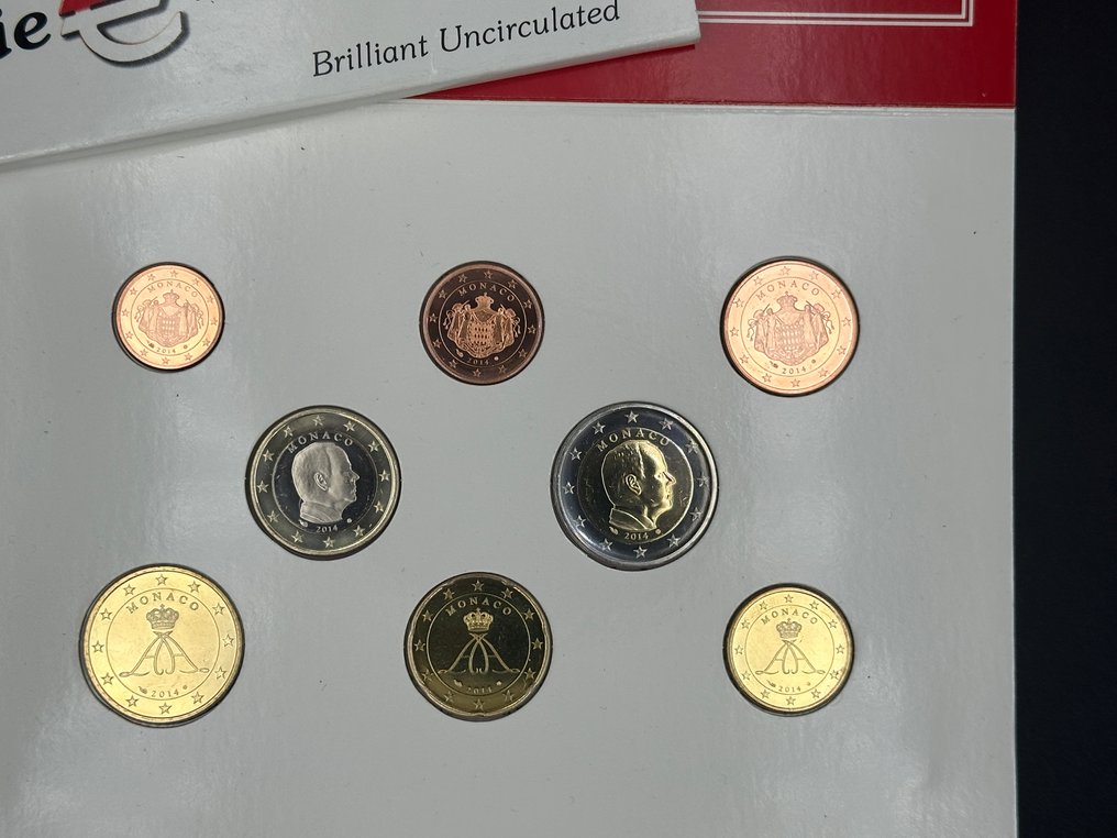 Monaco. Year Set (BU) 2014  (Ingen mindstepris) #1.0