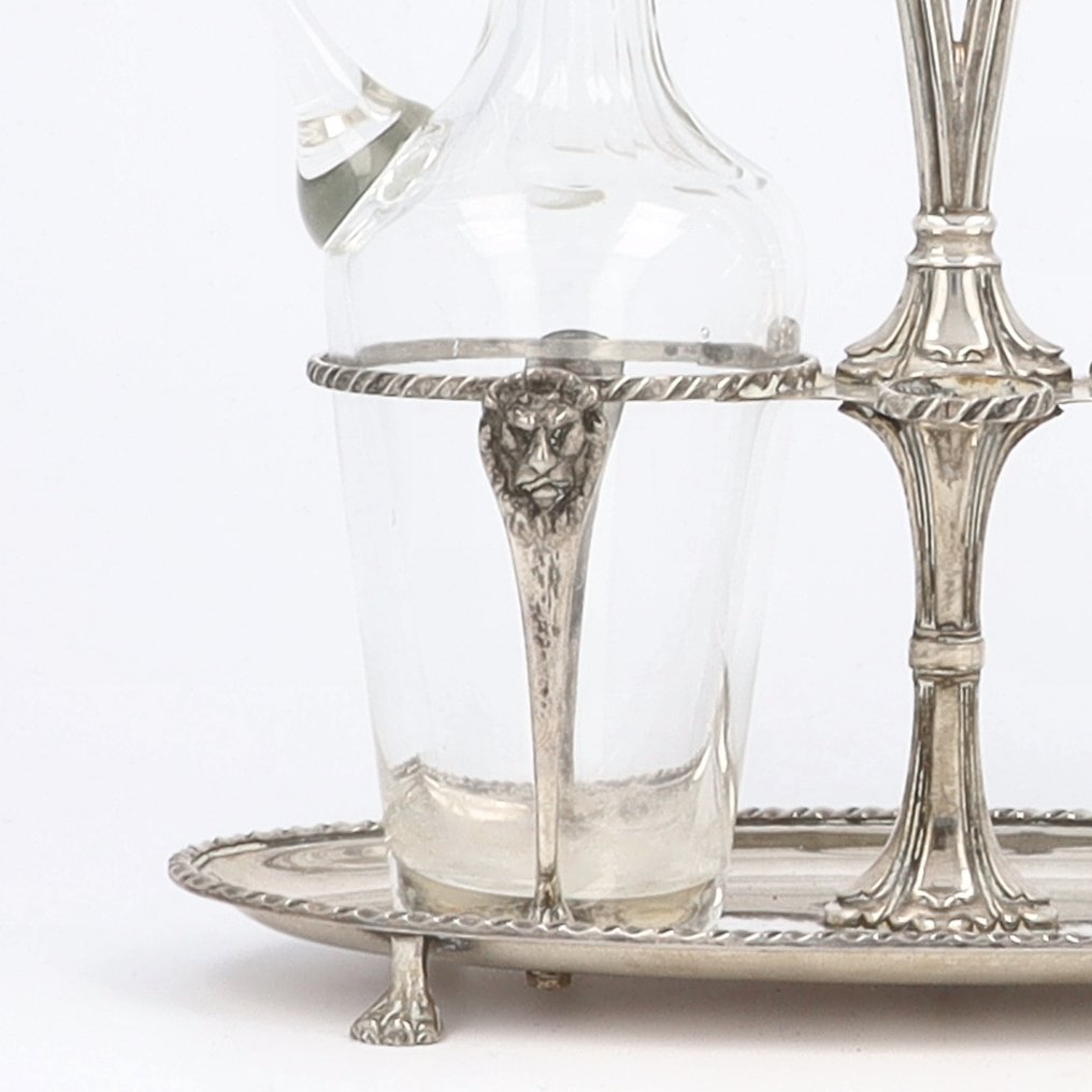 België ca. 1900 - Kit di ampolle per condimenti - .800 argento #2.1