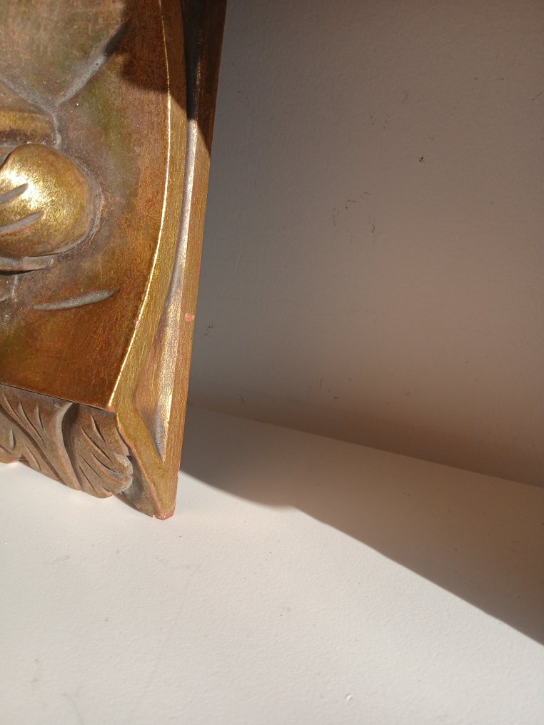 壁掛式擱板單元 (2) - 鍍金木 - 大尺寸的 #4.3