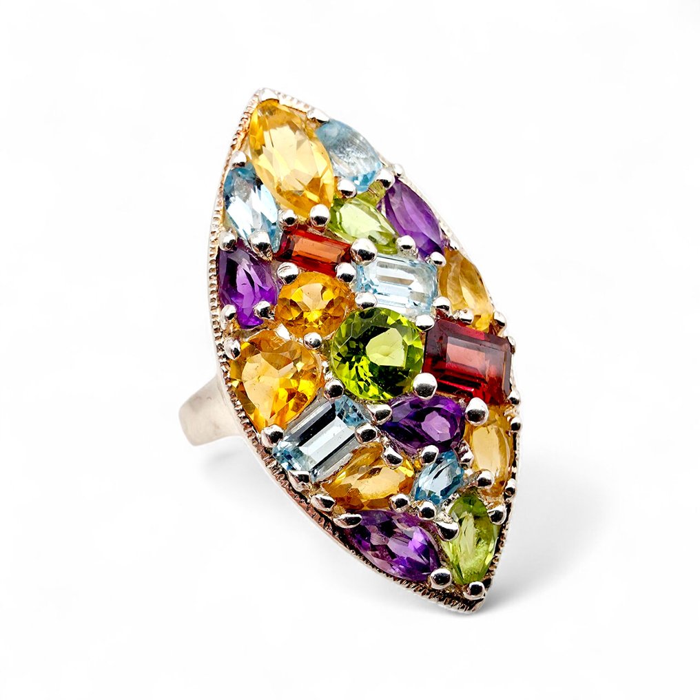 没有保留价 - 戒指 银 - (认证) #1.0