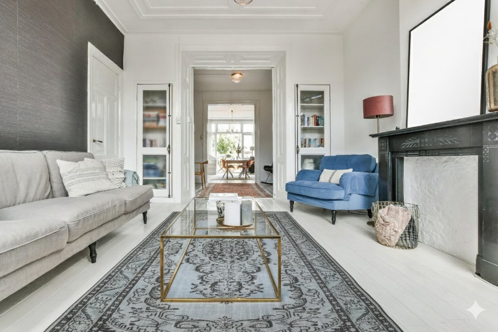 Γκρι Vintage - Χαλί - 275 cm - 180 cm - με πιστοποιητικό #1.0