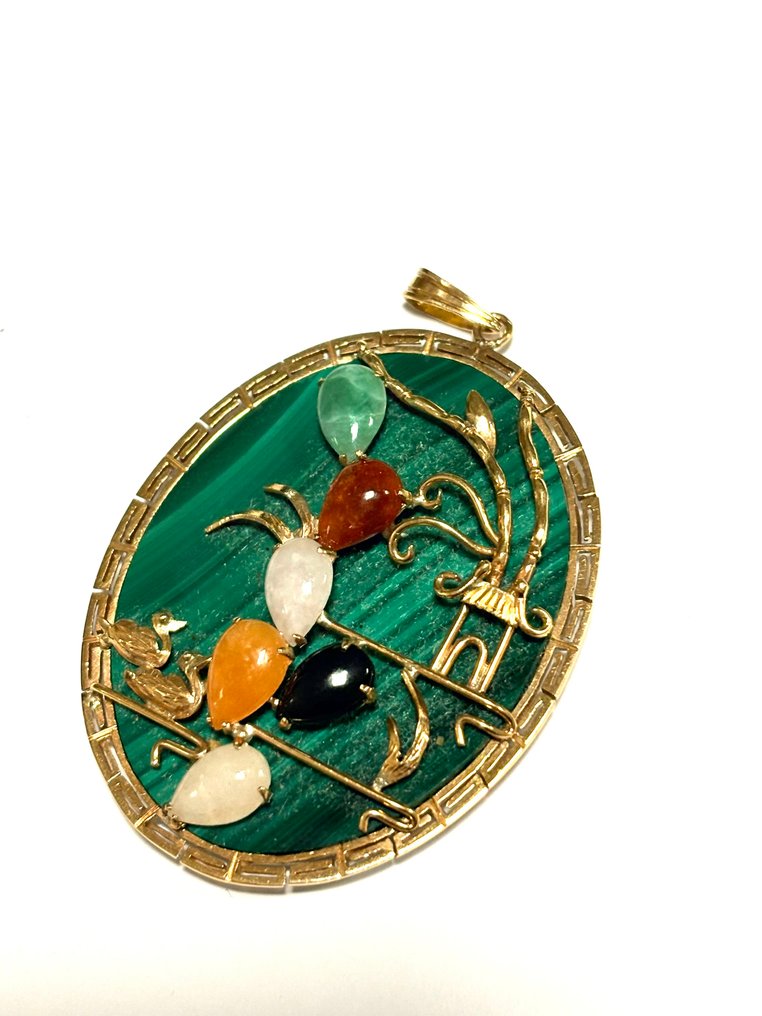 Ciondolo - 14 carati Oro rosa #1.0