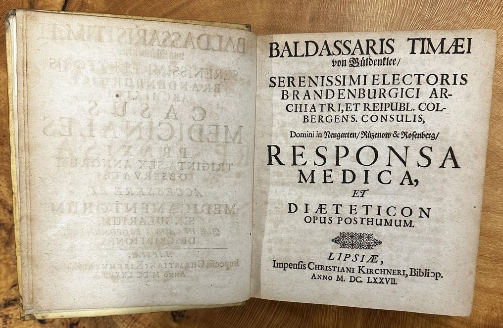 Balthasar Timaeus von Güldenklee - Opera Medico-Practica - 1677 #2.1