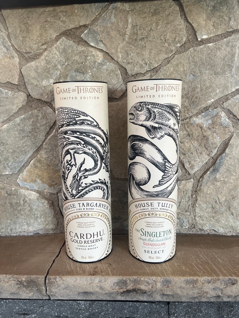 Cardhu Gold Reserve + The Singleton of Glendullan Select - Game of Thrones - 70 cl - 2 flasker #3.2