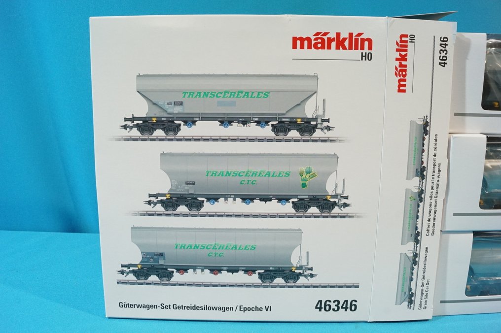 Märklin H0 - 46346 - Model train freight wagon set (1) - Wagon set Transscereales - SNCF, NMBS #1.0