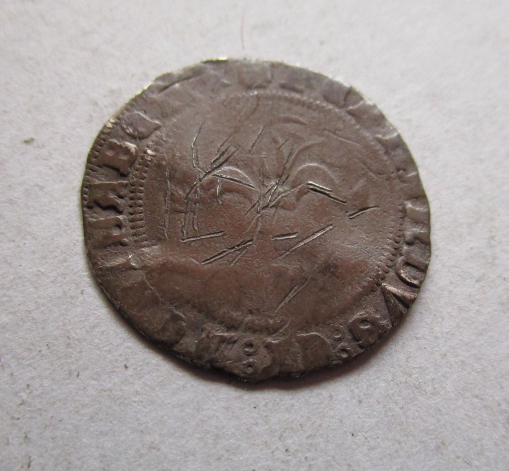 Spanje. Reyes Catolicos ( 1474-1504 ). 1/2 real de plata sin ceca (Zonder Minimumprijs) #2.1