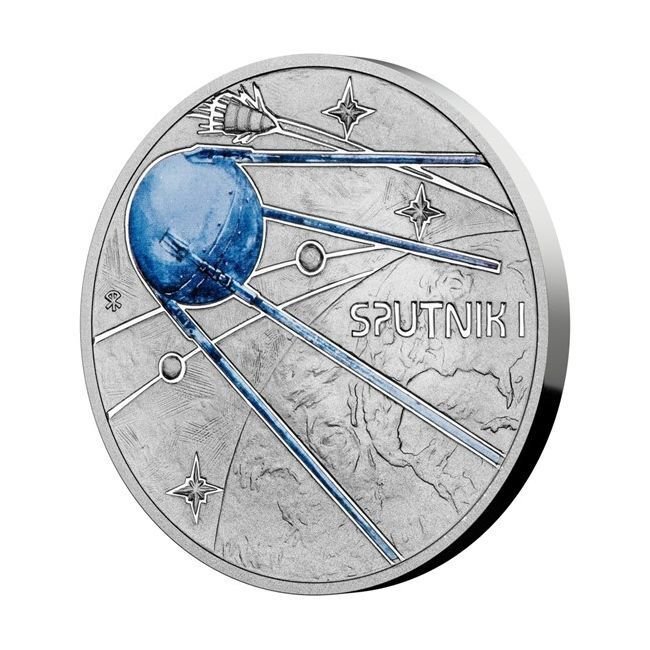 Niue. 1 Dollar 2022 1 oz Milky Way Series Sputnik I Satellite Proof Silver Coin #1.0