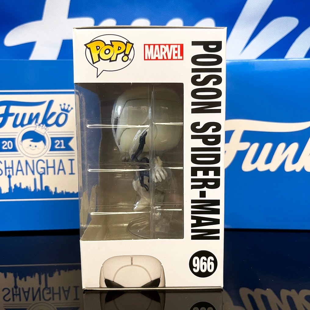 Funko - Funko Pop Marvel Venom #966 Poison Spider-Man Glow Chase Limited Edition - 2020+ - Vietnam #4.3