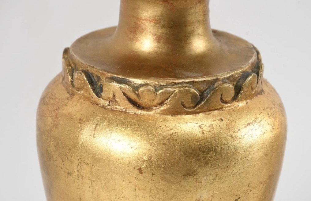 Par gamle palmeporter - 25 cm (2) - Gullblad - 1750-1800 #3.2