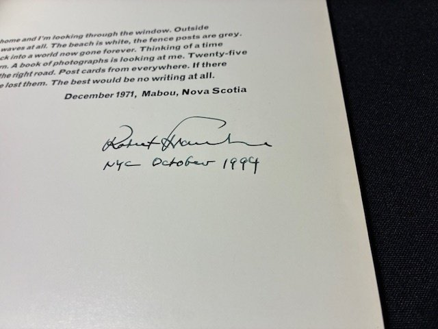 SIGNED; Robert Frank - The Lines of My Hand - 1972 #3.2