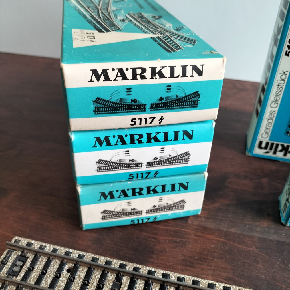 Märklin H0 - 5117 5100 5106 5128 7072 - Γραμμές τρένου μοντελισμού (42) #1.0