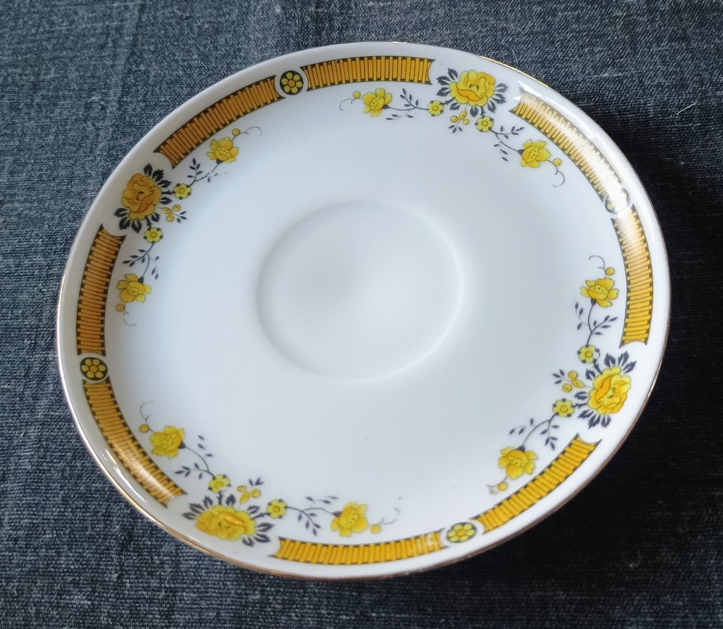 Richard Ginori - Set da caffè (18) - Oro 24 kt - Fiori gialli #1.0