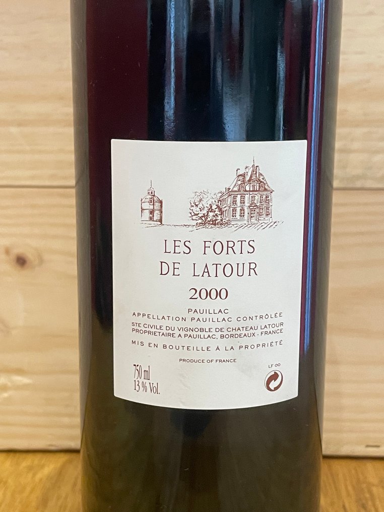2000 Les Forts de Latour, 2nd wine of Ch. Latour - Pauillac - 1 Bottles (0.75L) #2.1