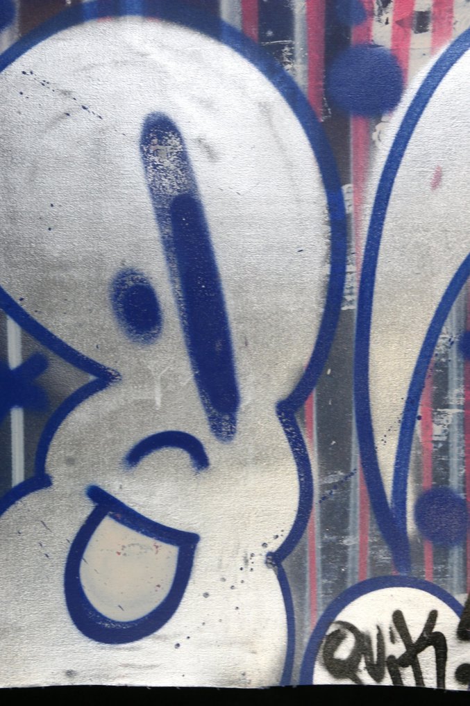 Quik (1958) - Chrome Painting Peinture sur toile non tendue (collection Seen) #2.1