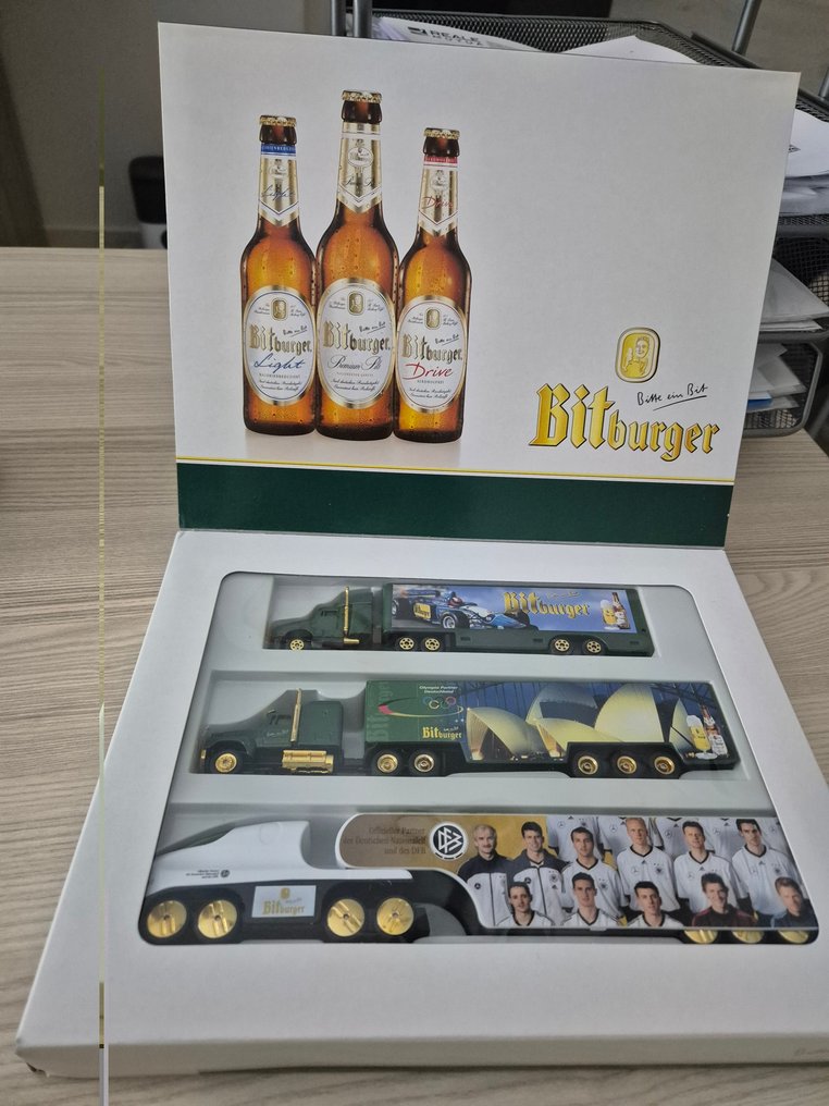 Bitburger 1:87 - Modell-lastebil (3) - Bitburger Premium-Truck-Set #1.0