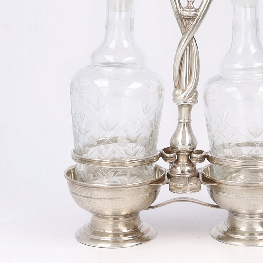 J.M. van Kempen & Zonen, Voorschoten 1872 - Kit di ampolle per condimenti - .833 argento #1.0