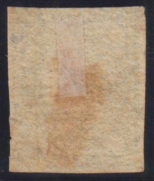 Espanha 1855 - Isabel II. 1 real, azul esverdeado. - Edifil 45 #1.0