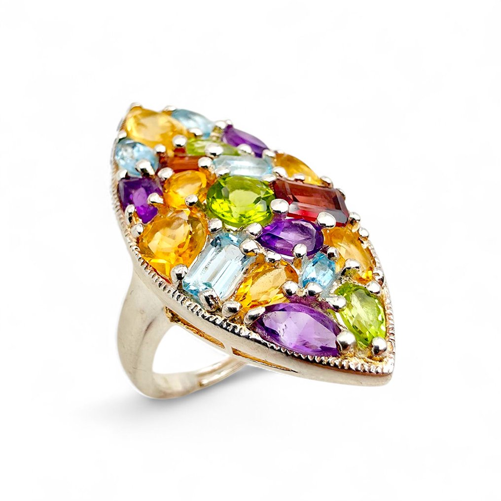 没有保留价 - 戒指 银 - (认证) #3.2