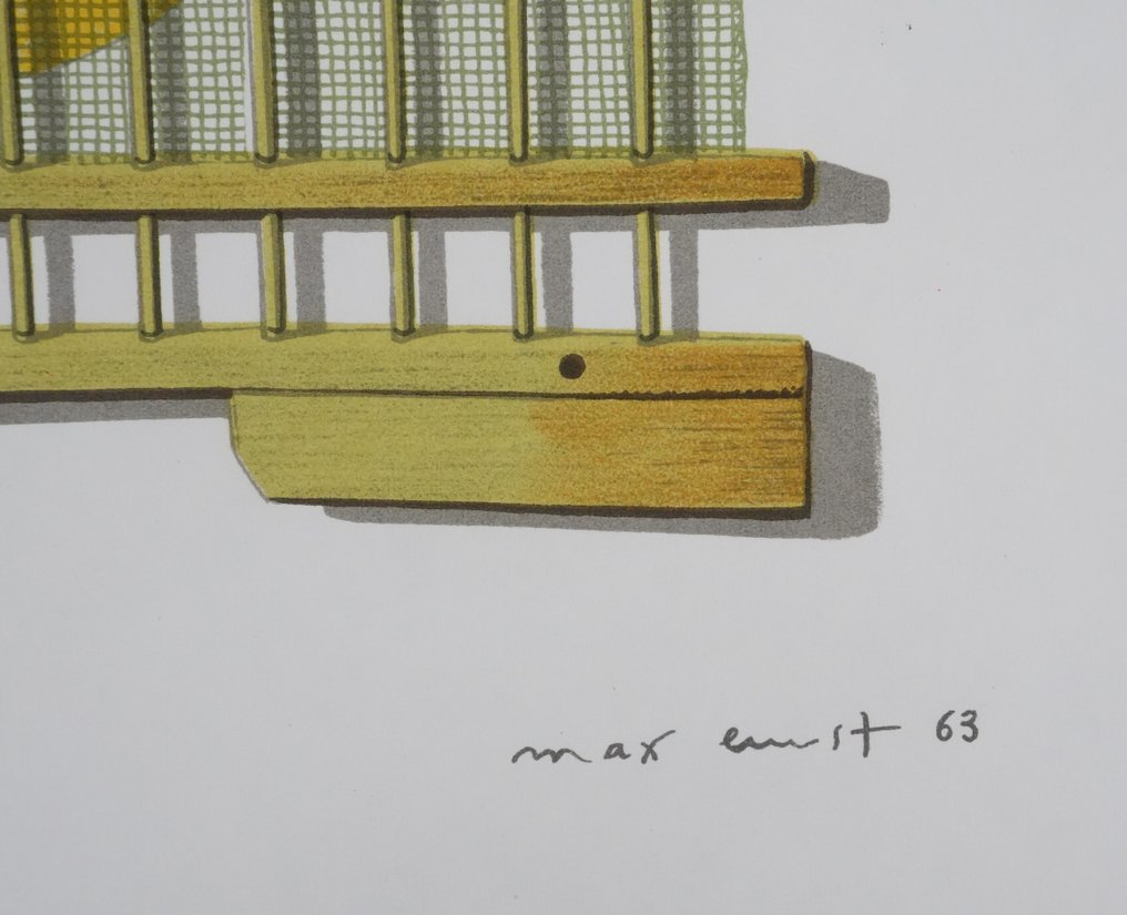 Max Ernst (1891-1976) - Soleil dans la cage dorée #2.1