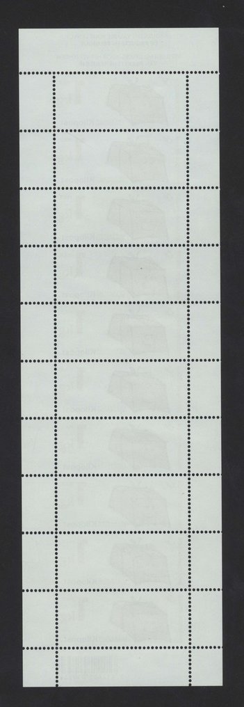 比利时 2003 - 比利时包裹邮票 2003 MNH 完整10张一页 - RRR - K1-K9 #2.1