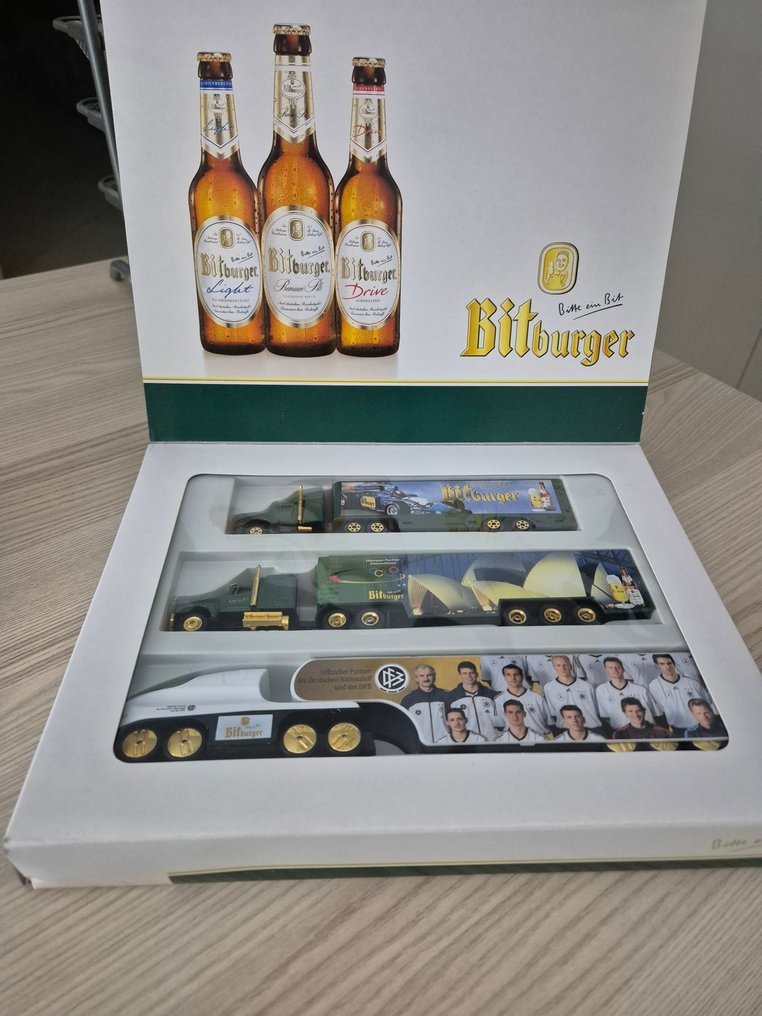 Bitburger 1:87 - Modell-lastebil (3) - Bitburger Premium-Truck-Set #1.0
