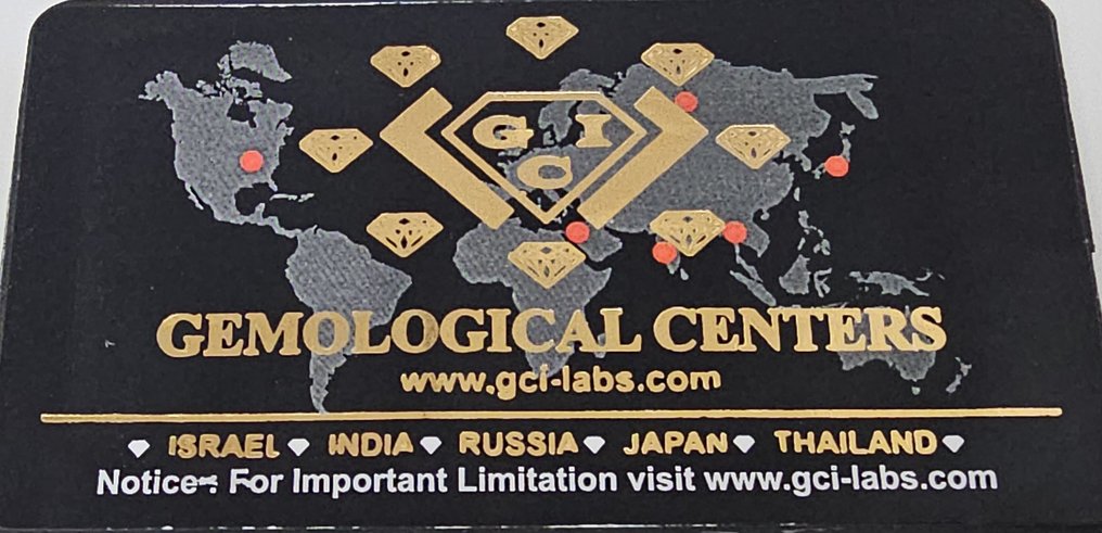 Ei pohjahintaa - 2 pcs Timantti  (Luonnollinen)  - 1.78 ct - Cushion (pyöristetty neliö) - SI2, VS1 - Israelin gemmologinen keskus (G.C.I.) - Hieno harmaa, vihreä, keltainen #4.3