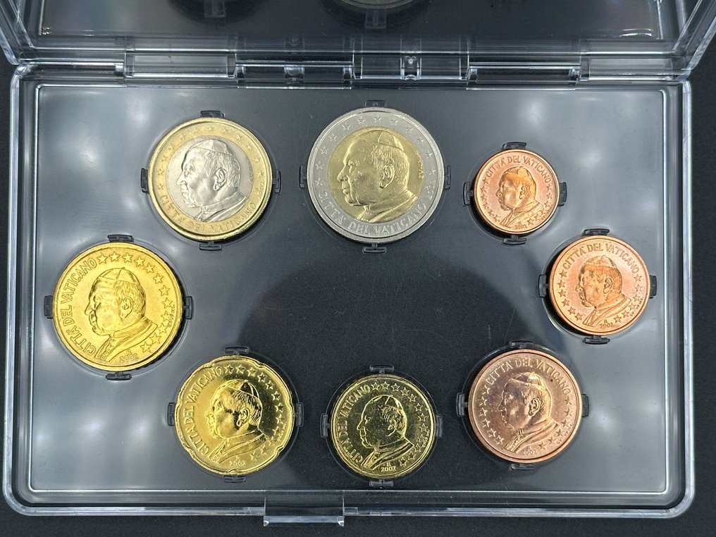 Vatican. Series 1 Cent - 2 Euro 2002  (Sans prix de réserve) #1.0