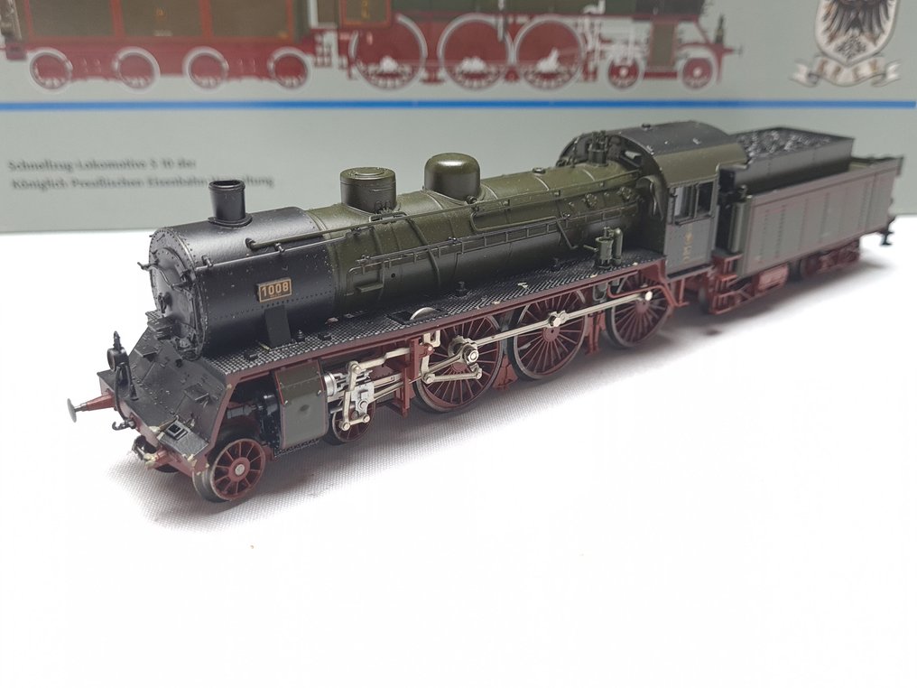 Märklin H0 - 2681 - Damplokomotiv med tender (1) - S10 'Der Hofzug Der Kaiser Wilhelm II' - KPEV #3.2