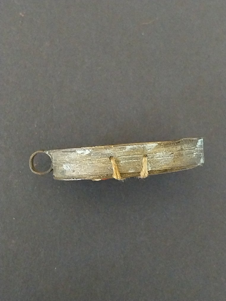  圣骨箱 - 玻璃, 纺织品, 纸, 黄铜色 - 1850-1900 - S. Valentini M - B. Michelin. Vid - S. Marcellini Ep.C - B. Bonavent.a Pot - S. Aloysii Gon  #2.1