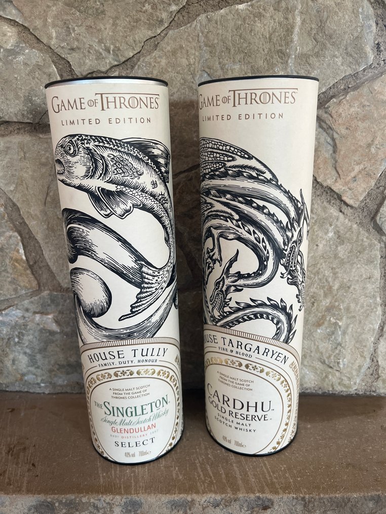 Cardhu Gold Reserve + The Singleton of Glendullan Select - Game of Thrones - 70 cl - 2 flasker #4.3