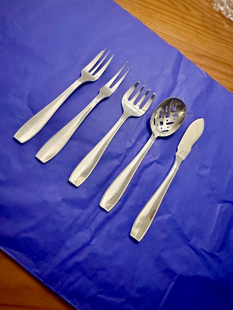 Christofle - Πιάτο γλυκισμάτων (5) - Atlas - Επάργυρο #4.3