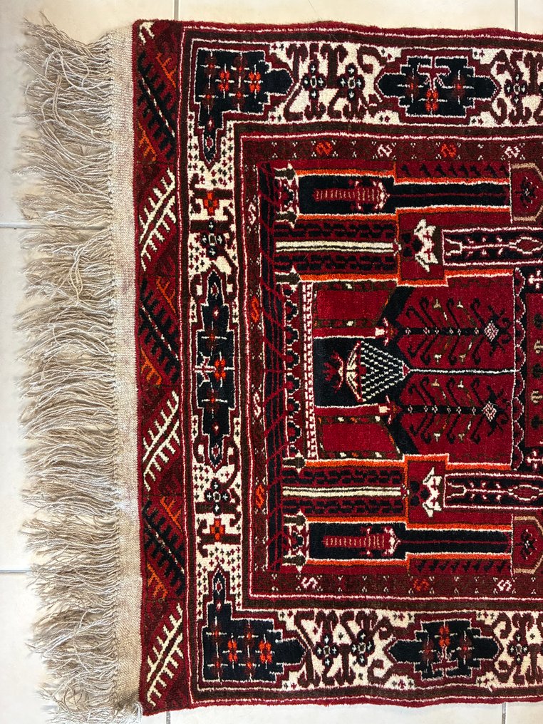 Tæppe - 135 cm - 84 cm - Bønne tæppe #1.0