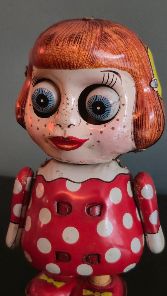 TPS - 锡制玩具 - Comical Clara - 1950-1960 - 日本 #4.3