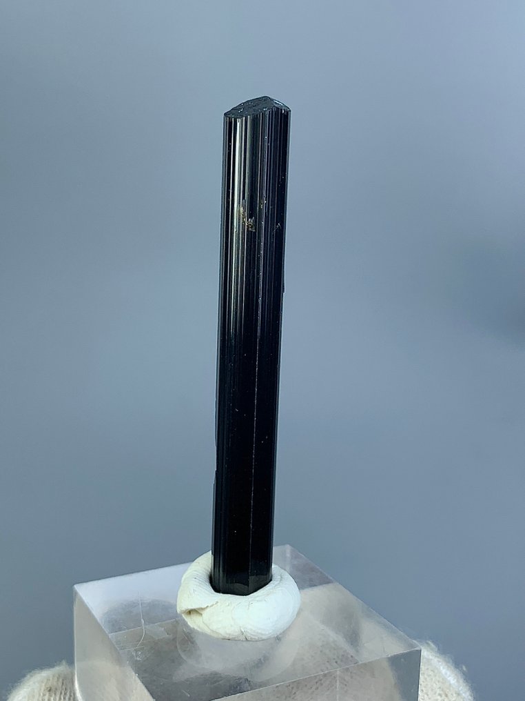 Tourmaline 水晶 - 高度: 62 mm - 闊度: 5 mm- 48 g - (7) #2.1