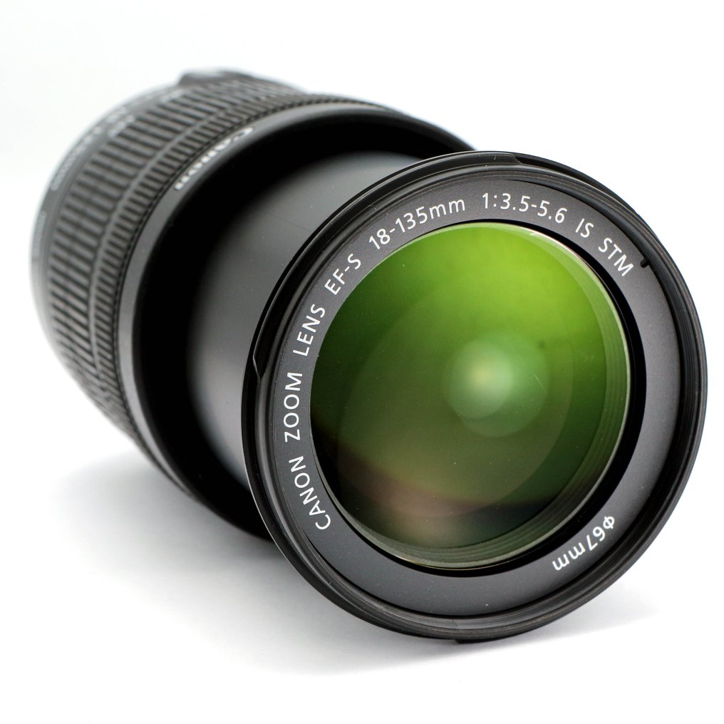 Canon EF-S 18-135mm F/3.5-5.6 IS STM met zonnekap en filter | Objectif à focale variable #4.3