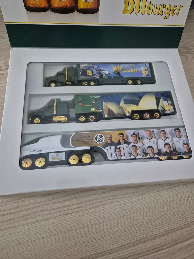 Bitburger 1:87 - Modell-lastebil (3) - Bitburger Premium-Truck-Set #2.1