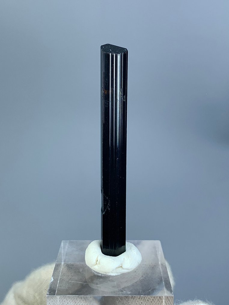 Tourmaline 水晶 - 高度: 62 mm - 闊度: 5 mm- 48 g - (7) #1.0