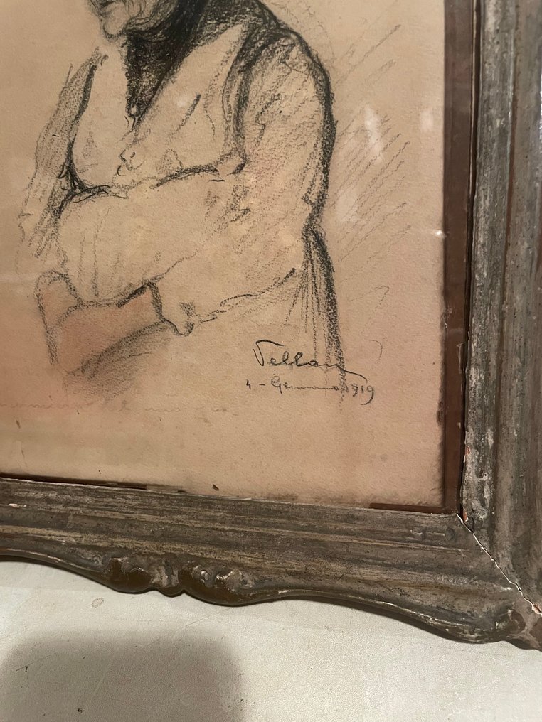 Felice Vellan (1889-1976) - La vecchia infermiera #3.2