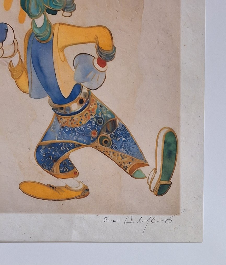 Emma Wildfang Giclée - Goofy - "Tribute series - Icons Reimagined "Gustav Klimt" - 2025 #1.0